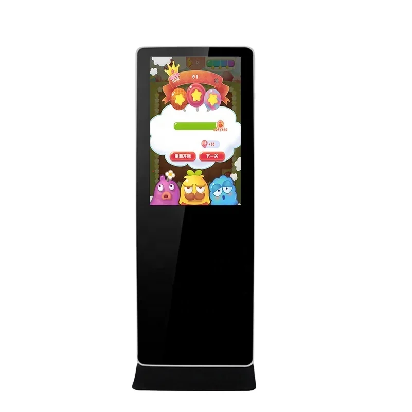 Best selling real hd advertising plyer standalone indoor reception digital signage lcd screen