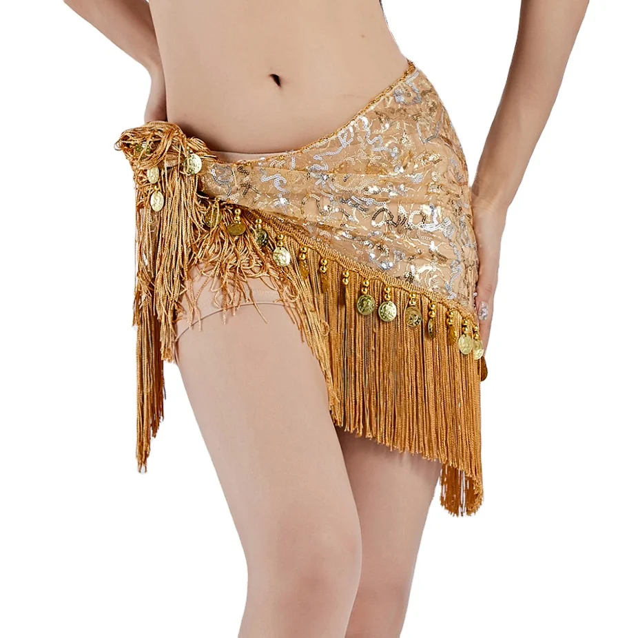 dpw829 Belly Dance Waist Chain Triple Straight Bicorn Belt Noisy Heavy Metal Golden Silver Bellydance Costume Skirt India