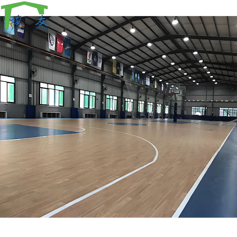 Steel Fabricated Steel Frame Sport Court Hall Basketball Court Gymnasium Indoor Stadium Tennis Sport Hall Construction Building