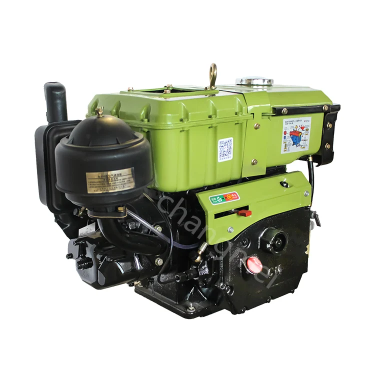 8hp Water cooled single cylinder diesel engine R180 Water pump diesel engine