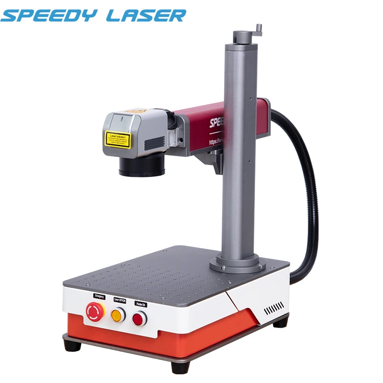 2024 Factory Direct Sale 20W 30W Mini Fiber Laser Marking Machine Small Laser Engraving Machine for Brass Copper Gold Silver