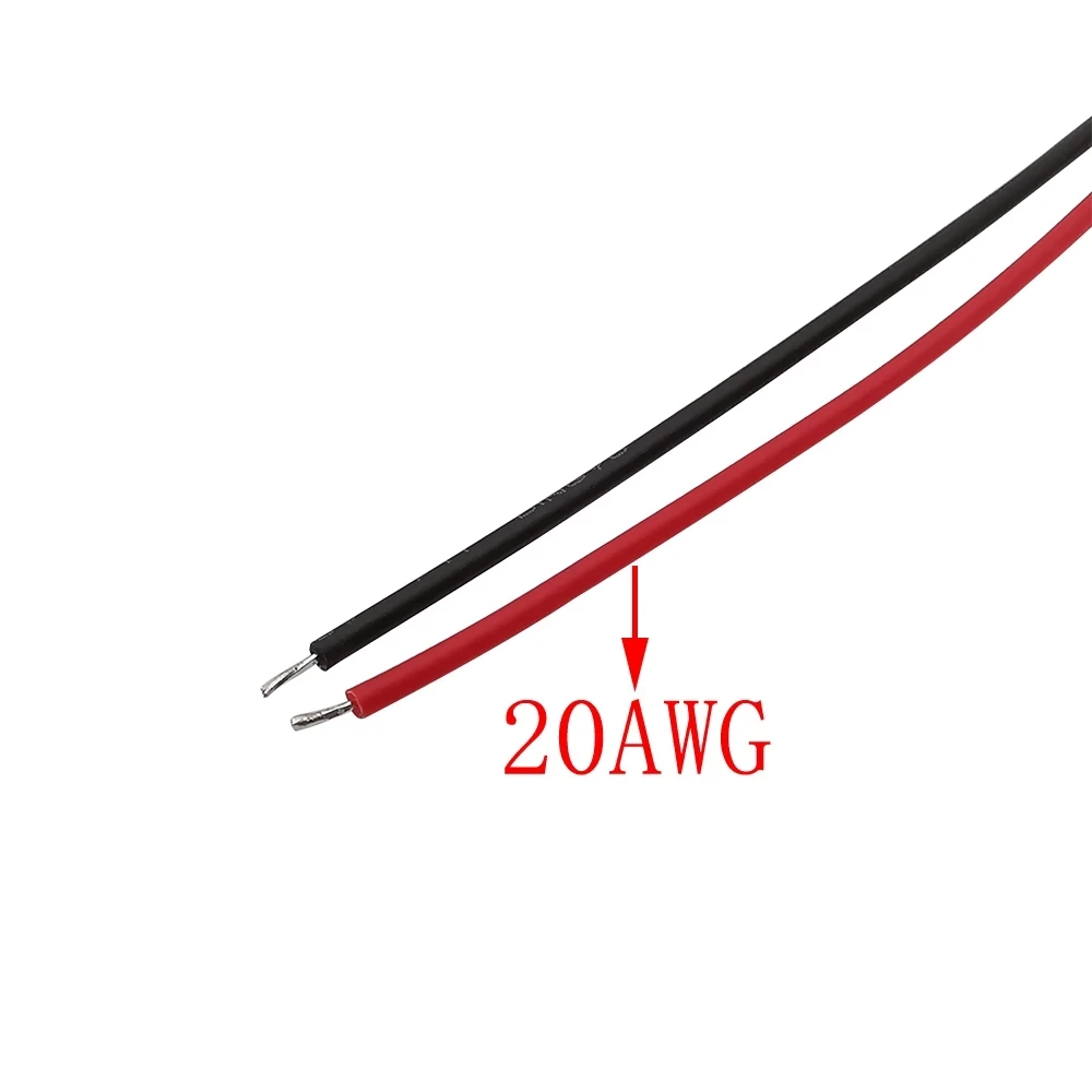 Коннектор для монтажа на панель с кабелем питания постоянного тока 20AWG 5 5x2 1 мм DC099/DC022/DC022B 10/15/20 см