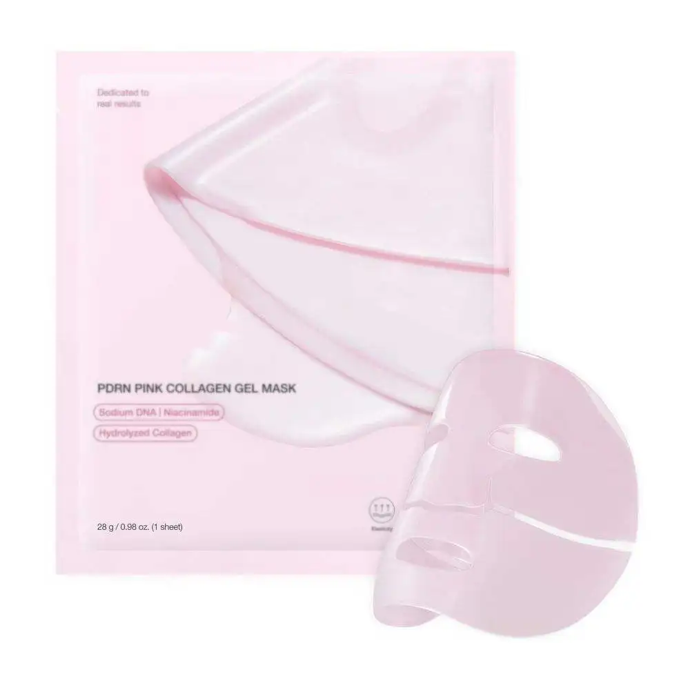 Korean Skincare PDRN Pink Collagen Jelly Gel Overnight Face Skin Care Sheet Mask Beauty Hydrogel Facial Sheet Mask