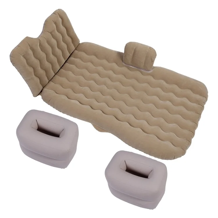 Travelling Wave Design Car Mattress Inflatable Air Bed with Back Seat Rest Cushion