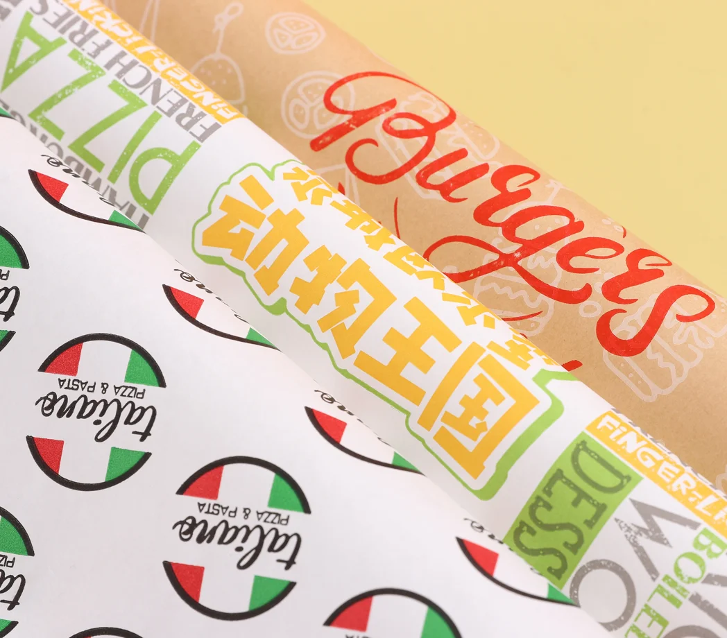 Wholesale Factory Price Good Quality Durable Sandwich Packaging Pastry Cookie Takeaway Wax Paper Food Wrapping