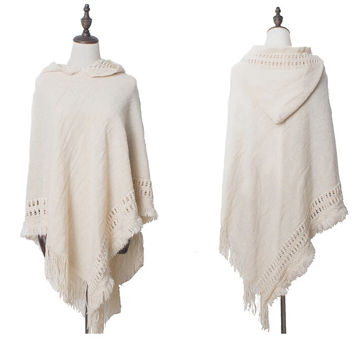 Cashmere Shawl Cashmere Poncho Cape Shawl High Quality Knitted Multi Colors Acrylic Ladies Women Adult Winter Fashion 5-7days