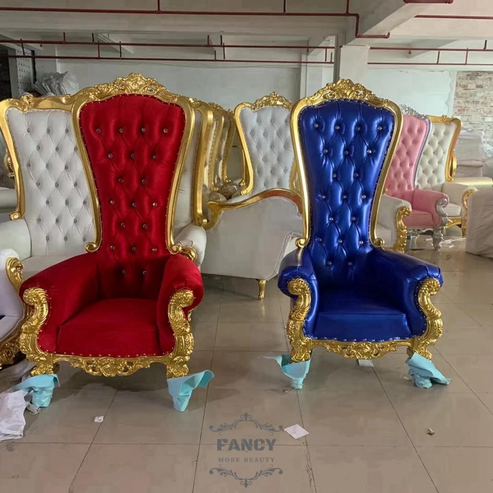 Red Luxury Pedicure Furniture Nail Chair Equipment Unique Manicure Chair For Sale