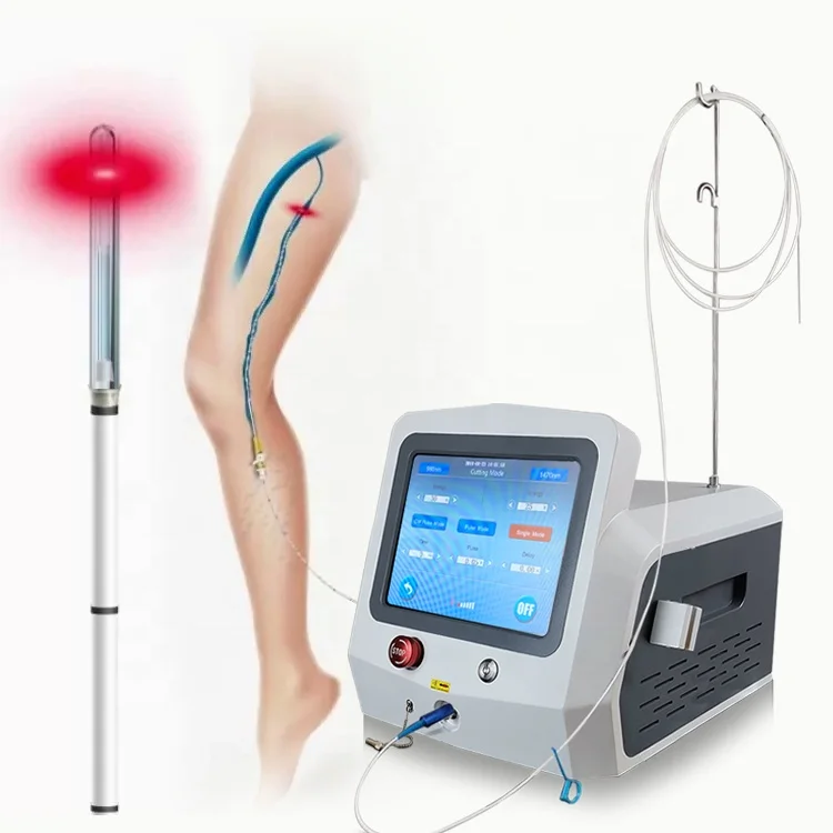 2023 Best diode 1470 980nm evlt varicose veins laser for endovenous thermal ablation with laser therapy for varicose leg veins