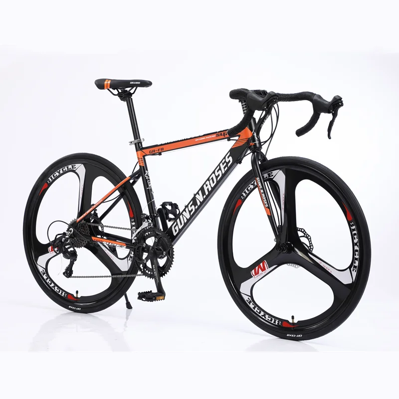 Racing Bike Aluminum Alloy 27 speed roadbike for adult/carbon gravel bike 700*23C carbon road bike disc brake with 21 speed
