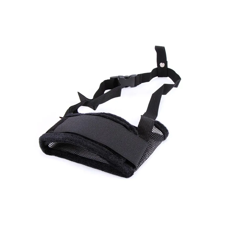 Personalized muzzle for dogs custom durable indestructible dog face muzzles with teeth for dog anti bark muzzle