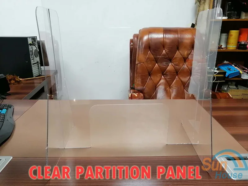 
1.5-6mm Clear polycarbonate sheet for Splash Shield Board partition panel 1220*2440mm available or Cut size 