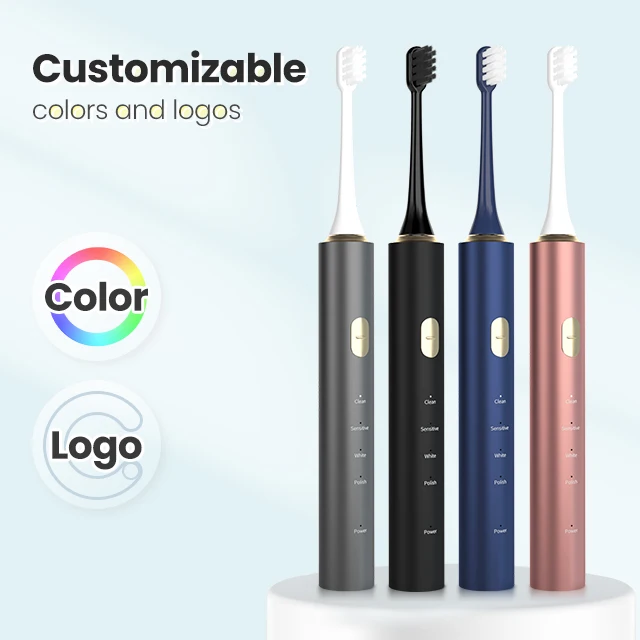 2023 Wholesale Adult Electric Tooth Brush Ultrasonic Automatic Electronic Smart Sonic Electric Toothbrush