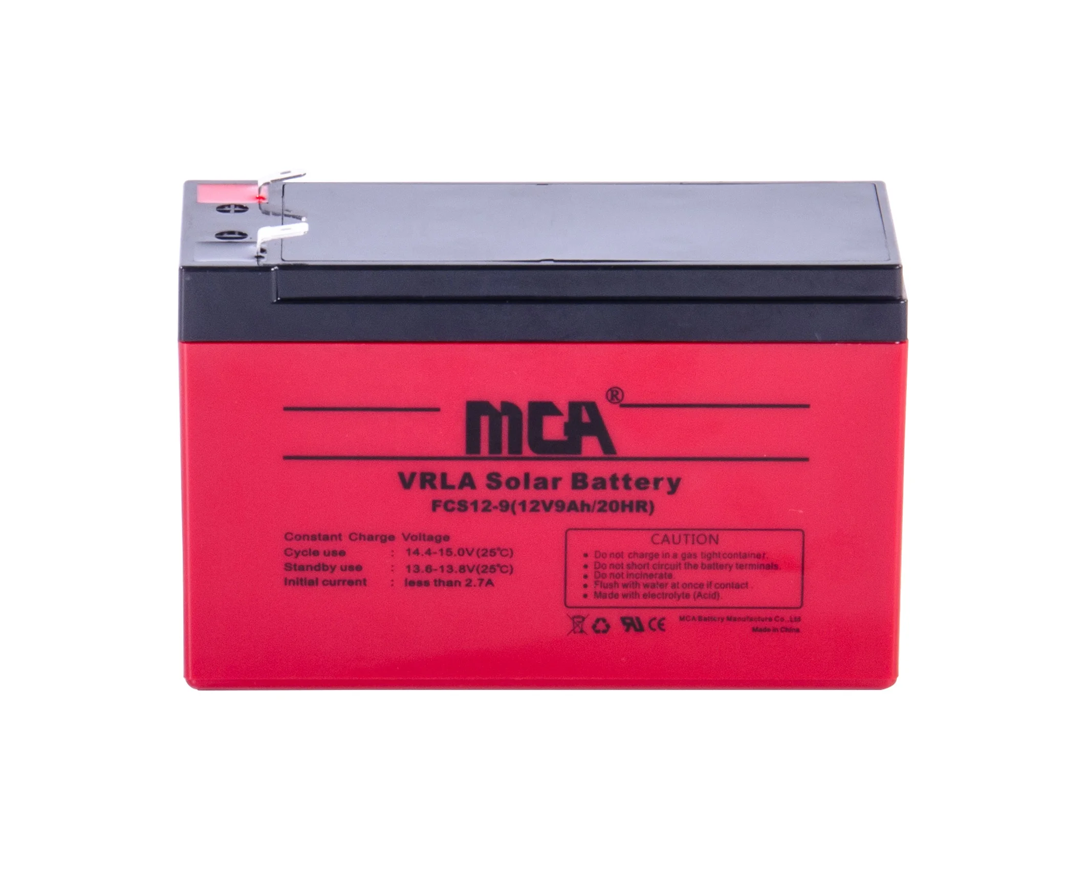 MCA factory dry storage rocket 12v 200ah solar battery