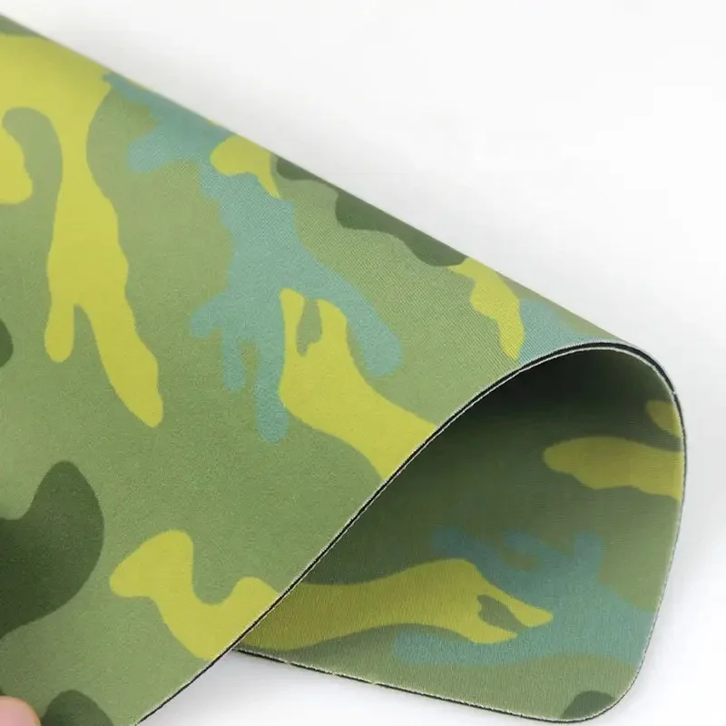 Free sample custom printed neoprene coated fabric 2mm 3mm 4mm 5mm waterproof material printed neoprene fabric