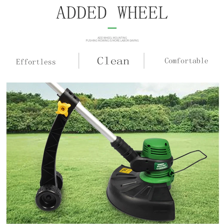 
Newest Brush Cutter With Supported Wheel Grass Trimmer 