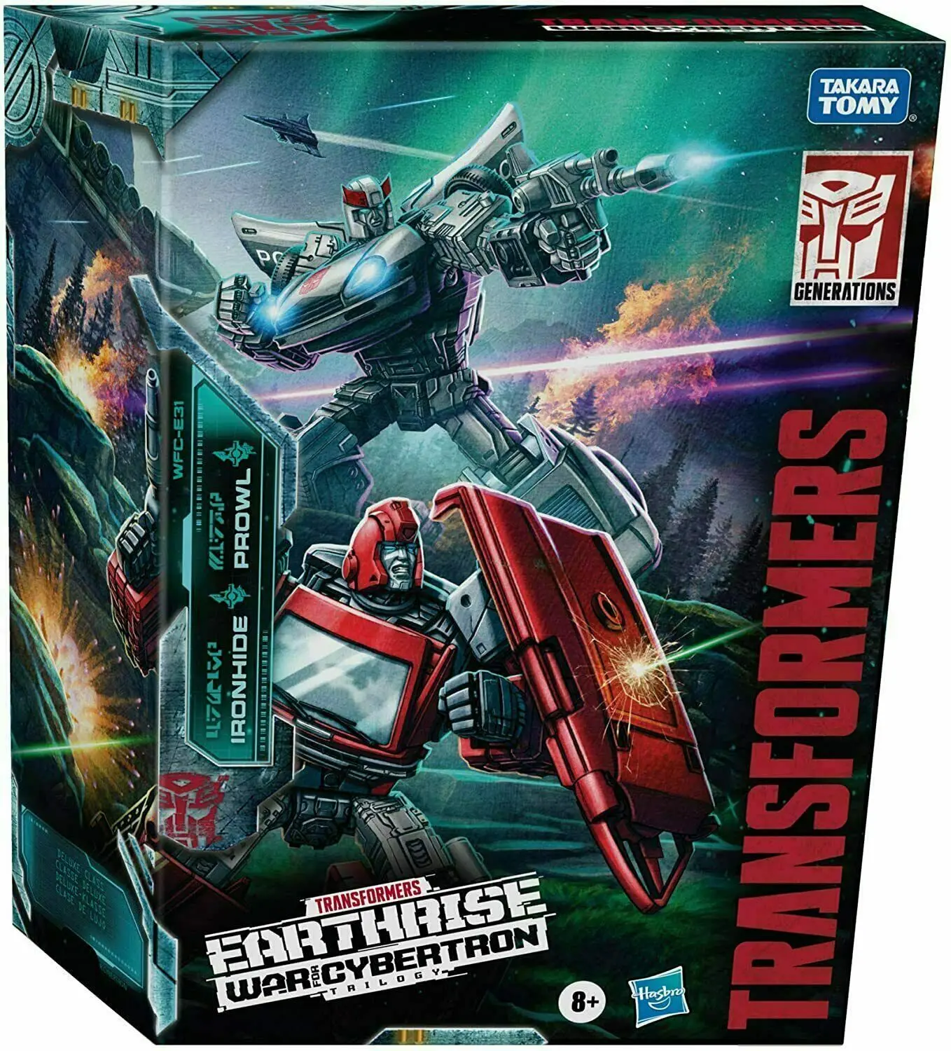 New Sealed HSB Transformation Toy War for Cybertron Ironhide & Prowl 2 Pack