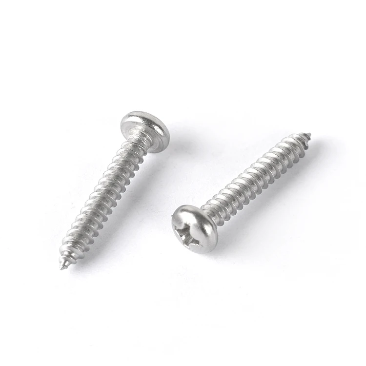Dongji Ready to Ship Pan Head Self Tapping Screw Stainless Steel Fasteners Screws Self-Tapping Screws