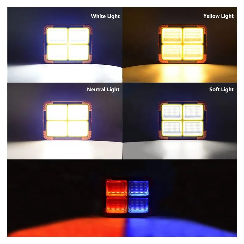 High brightness outdoor portable solar emergency light camping light LED solar flood light