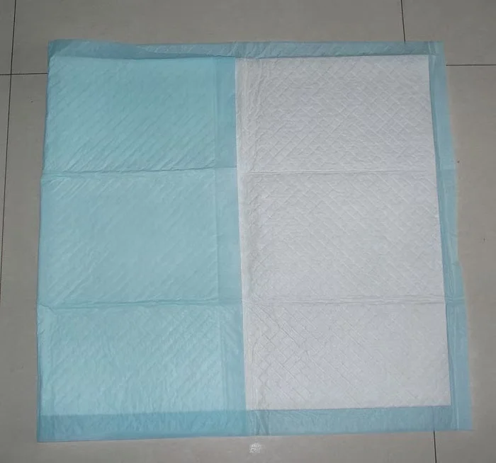 Free Sample Nursing Pads Blue Film Urine Pad Nursing Pads Absorbent For Urine 60*60