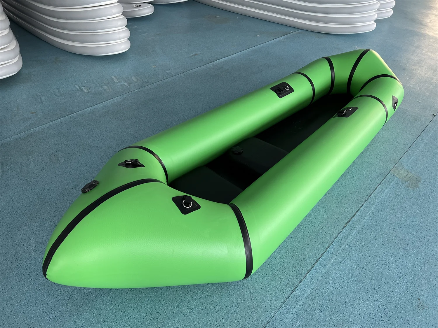 2024 Hot sale Pack Raft OEM Factory Price Inflatable single Kayak Pack Raft