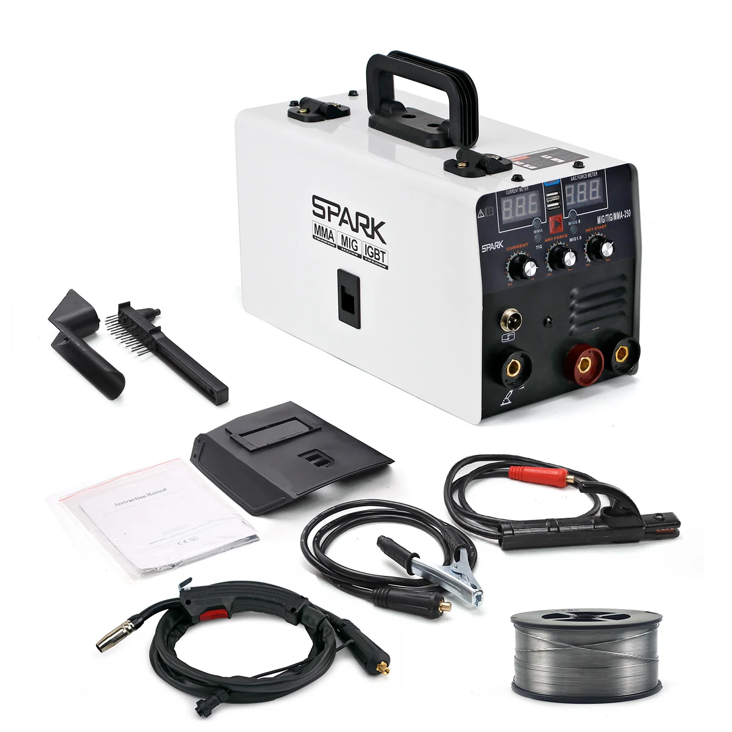 Hand Held Multi Process Aluminum Welder Electronic Mig Tig Mma 3 In 1 Dc Welding Machine 250 Amp Welders Portable Professional