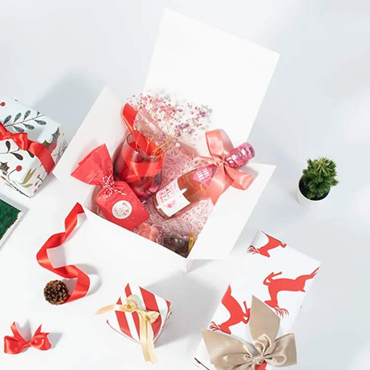 
Plats Mint Packaging Cardboard Full Lid 10 Inch Extra Large Ribon Ribbon Handles Satin Interior Bounce 16x14 Gift Boxes 