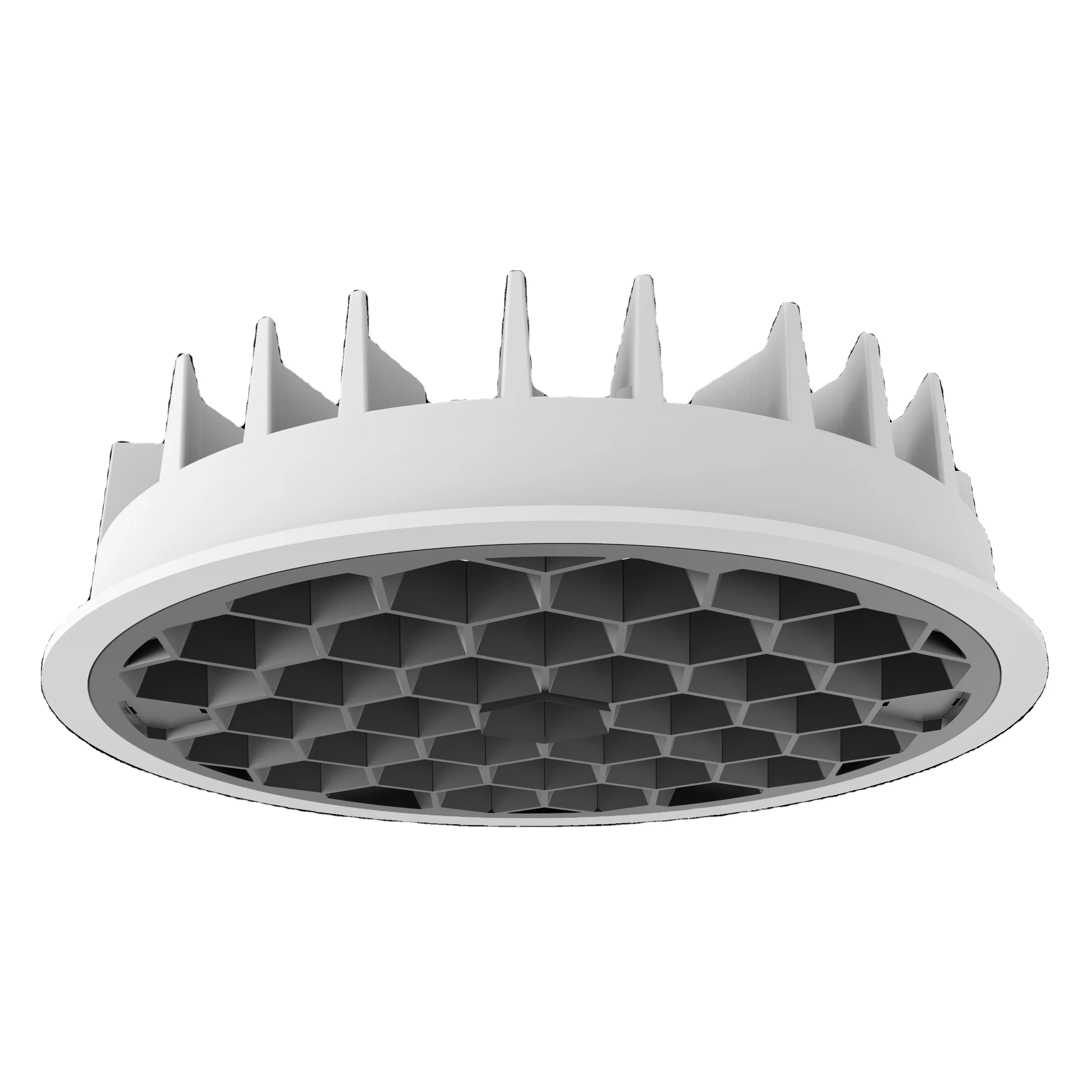 Lino 26W 8inch UGR<19 honeycomb downlight reflector pmma 60degree lens white round LED downlight
