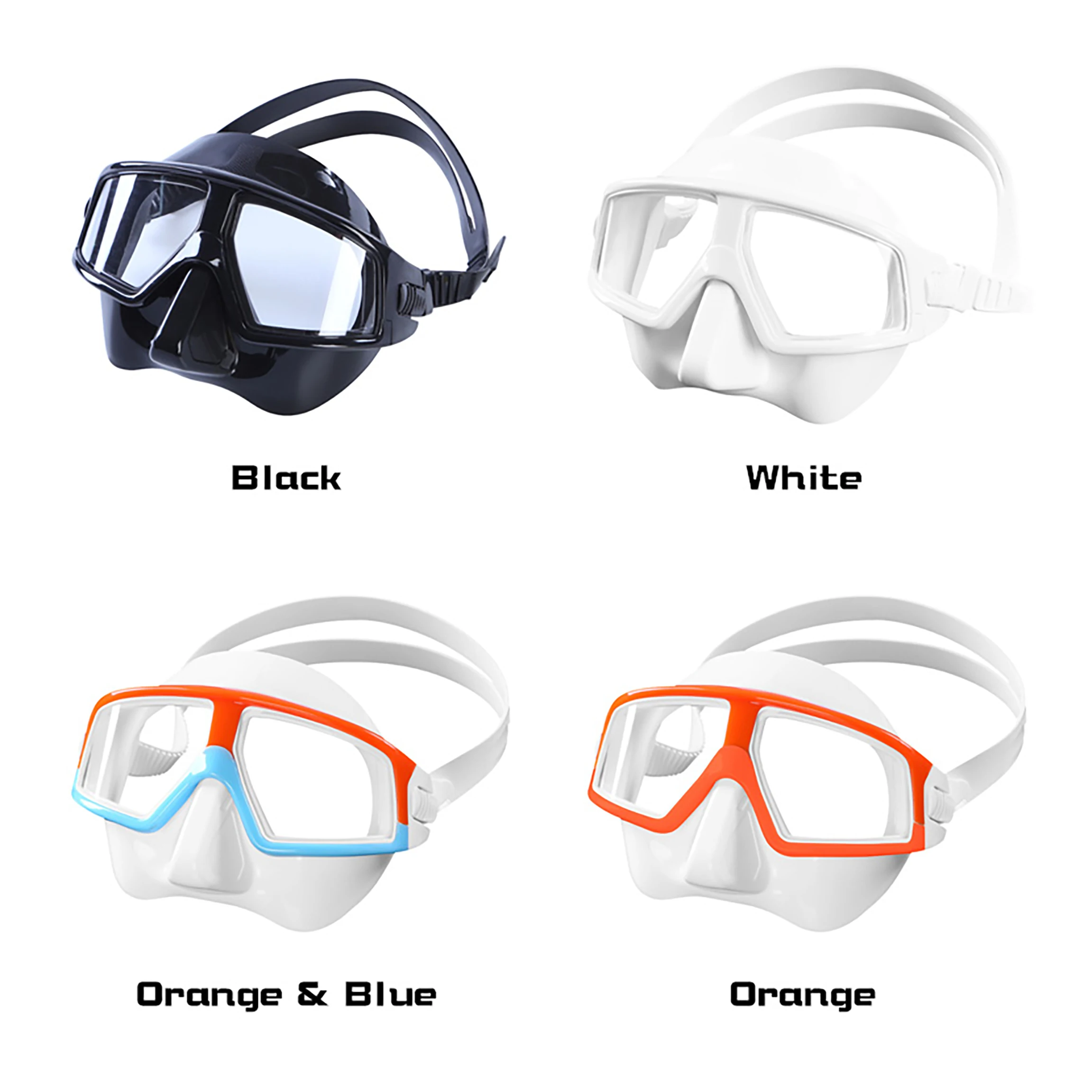Half Face Snorkel Mask Silicone Swimming Scuba Diving Mask Glasses Eye Protect Dive Swimming Safety Goggles