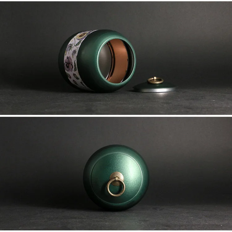 Creative Shape Chinese Bulk Tea Tins Metal Tea Tin Box For Tea Gift