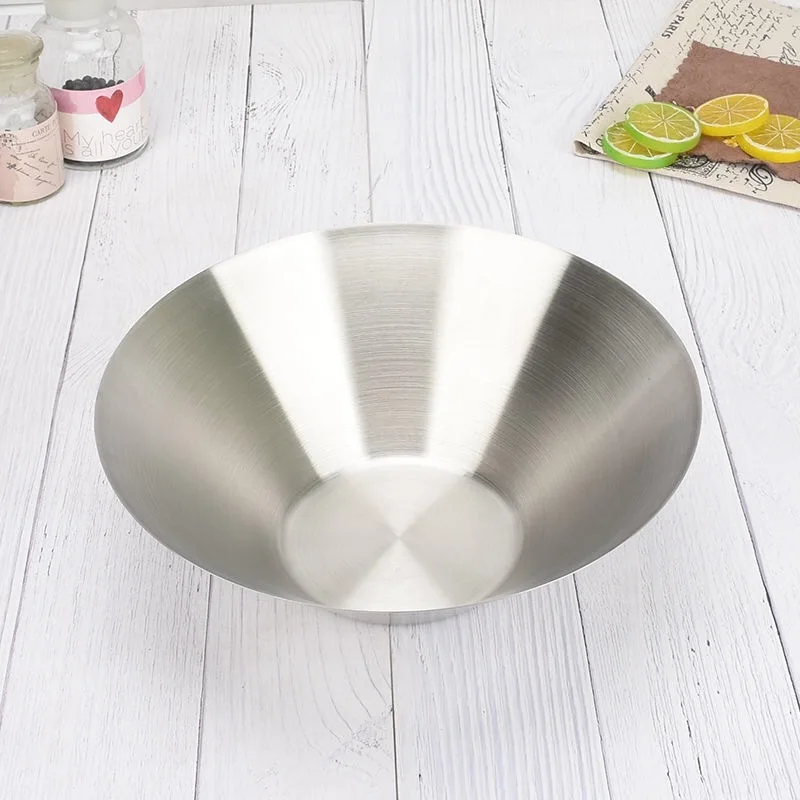 Japanese stainless ramen Korean cold noodles mixed rice golden salad instant noodles commercial malatang bowl