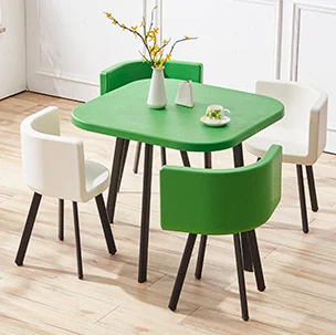
simple model business dining table set 