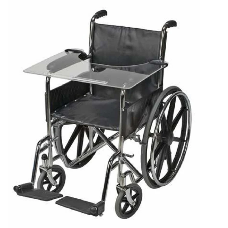 VONVIK Clear Acrylic Wheelchair Tray For Eating and Writing  Reading Table