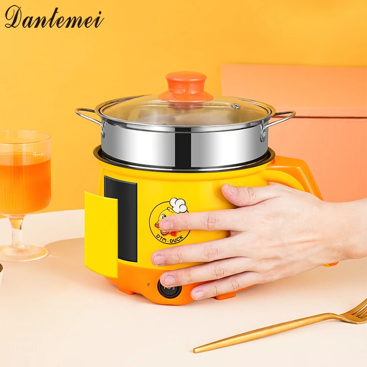 New Arrival Multi-functional Non Stick New Electric Kitchen Products Hot Pot With Steamer