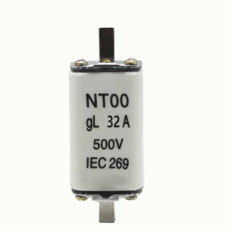 FUSE NT00 gL 32A 500V IEC 269 Low voltage ceramic fuse white