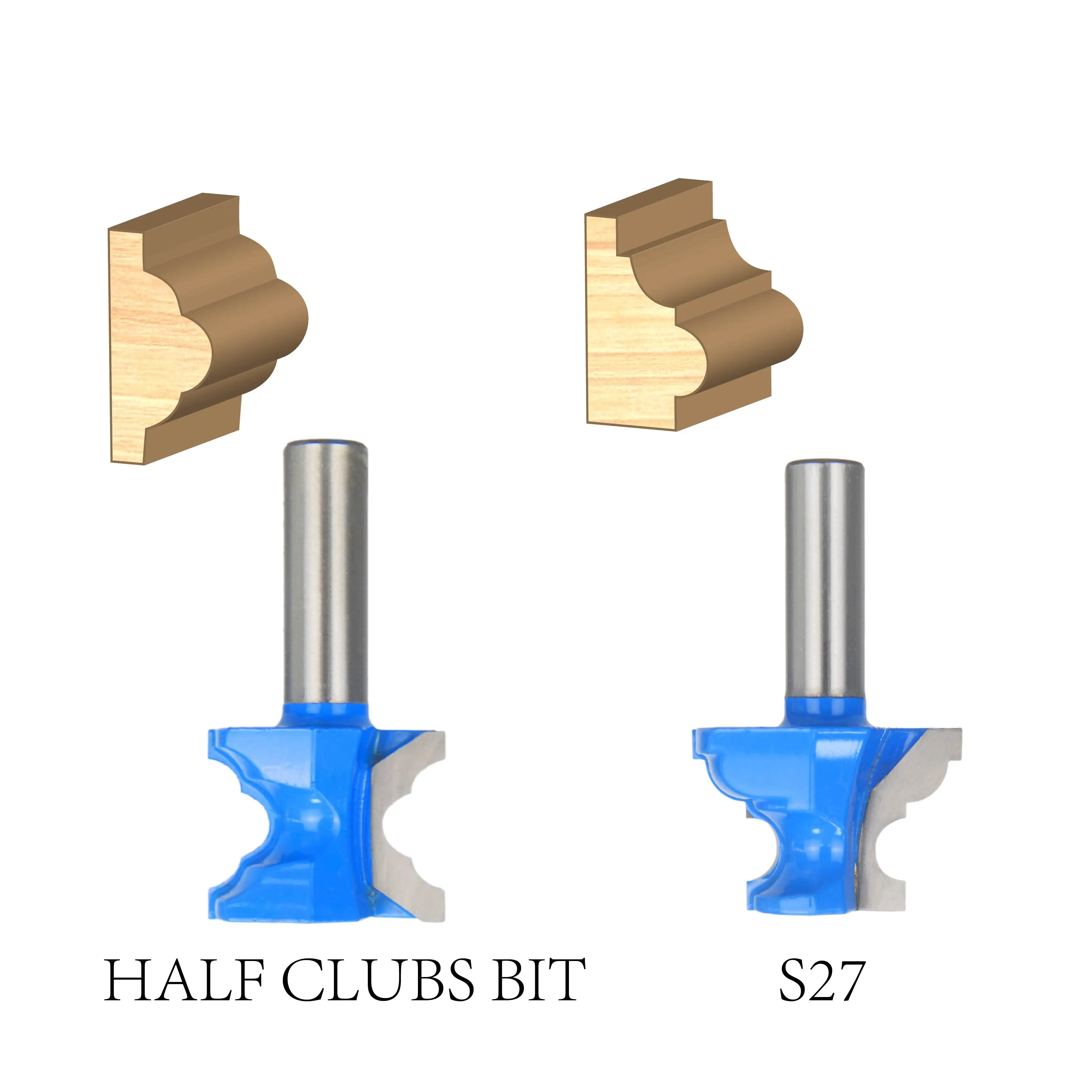 Face Moulding Router Bits for Door Panel Tungsten Steel Cutting Tools Shaper Cutter Solid Carbide CNC Router Bits
