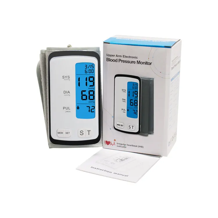 New Design One-piece OEM/ODM Ambulatory BP Machine Price Smart Automatic Digital Blood Pressure Monitor for Clinic and Family