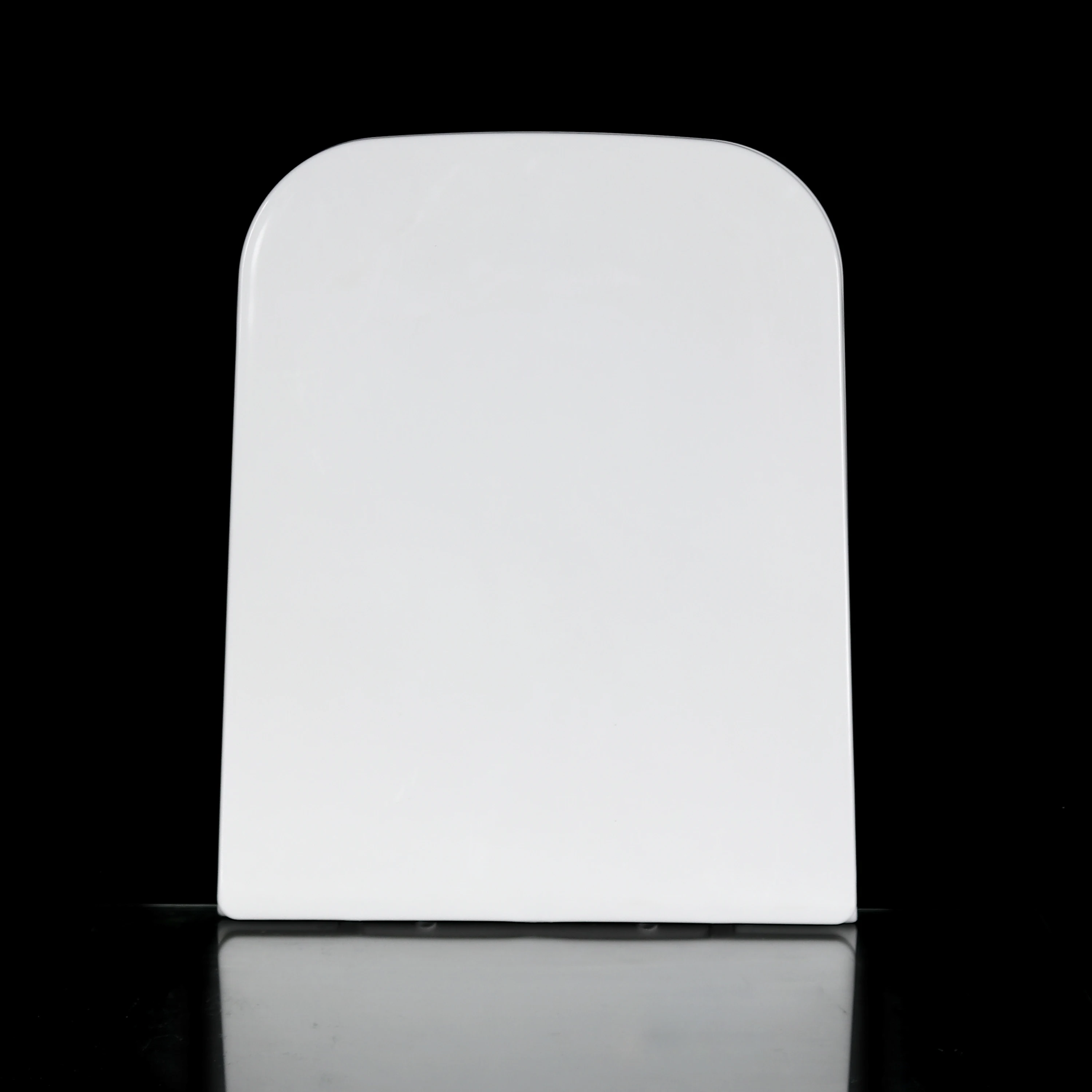 Silent Slow Down Bathroom Accessories Two- Piece Toilet Square Shape PP Plastic toilet lid cover Modern Toilet Seat Cover