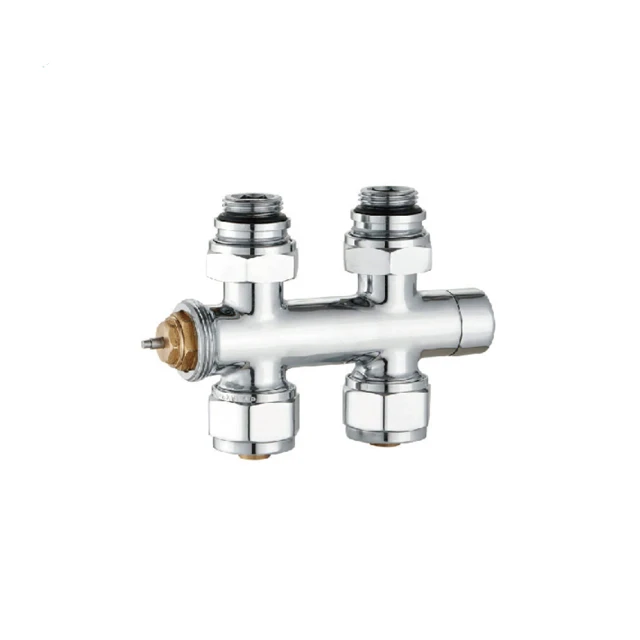 TRV Brass Thermostatic Radiator H Valve for Heating Radiator PEX Pipe BJ13001