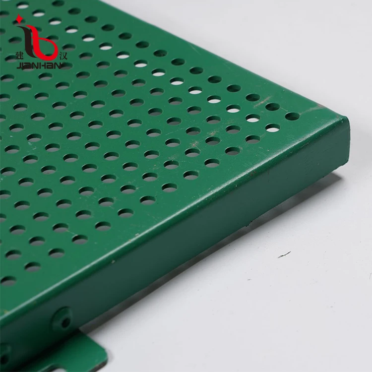 
Building exterior wall baffle green high temperature resistant outdoor decorative aluminum punching plate curtain wall 