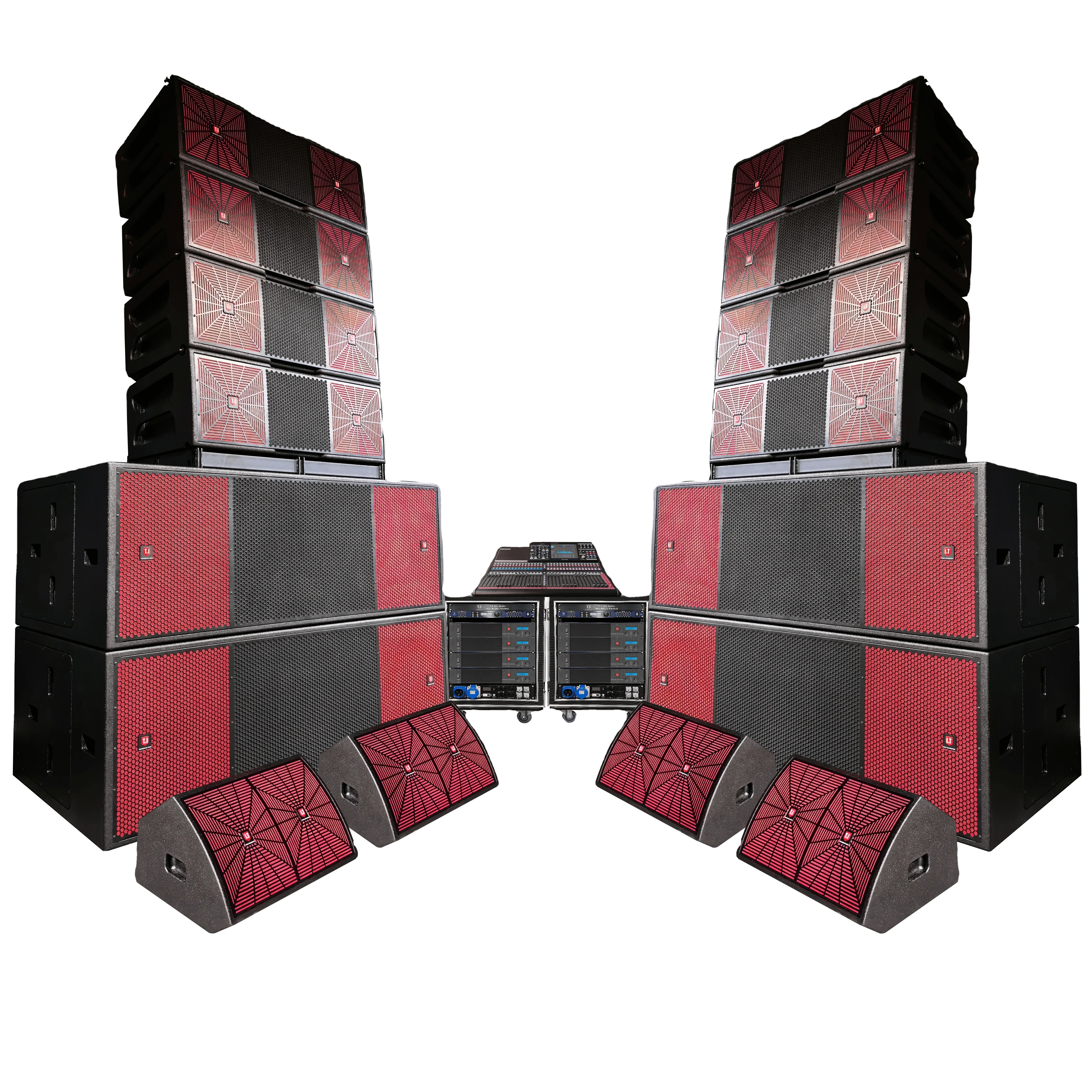 T.I pro audio 2-Way Line Array Speaker double 21-inch Outdoor show  subwooferProfessional Sound System