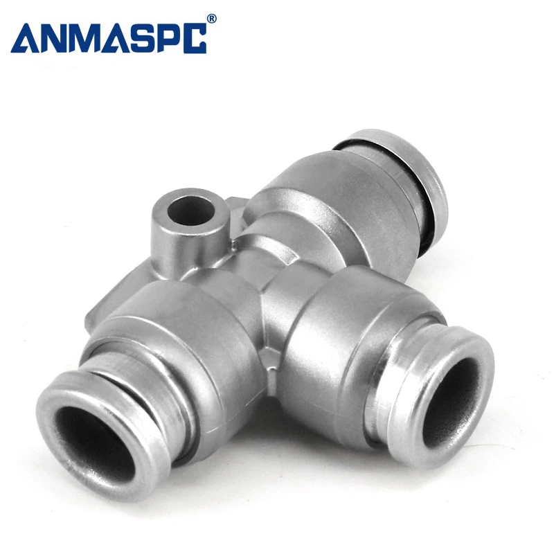 PM/PU/PV/PE/PY Quick Connect SMC Type Pneumatic Straight/Elbow Fittings Stainless Steel Push in Pipe Fitting