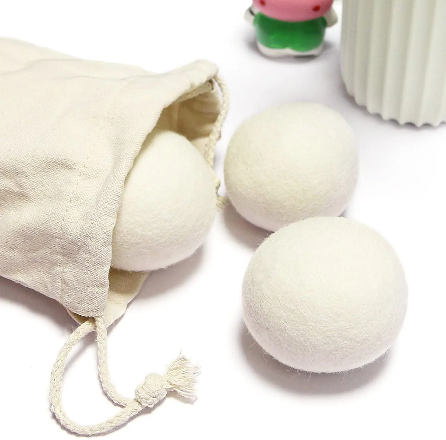 Eco Friendly Organic Dryer Wool Ball Hot Sale 100% New Zealand Wool Laundry balls