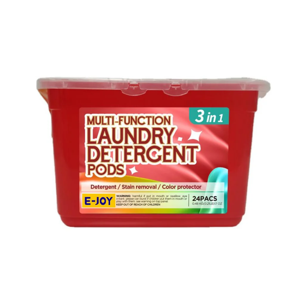 Wholesale High cleaning products 3 in 1 eco organic pod Instant Water Soluable detergent laundry pods with high quality