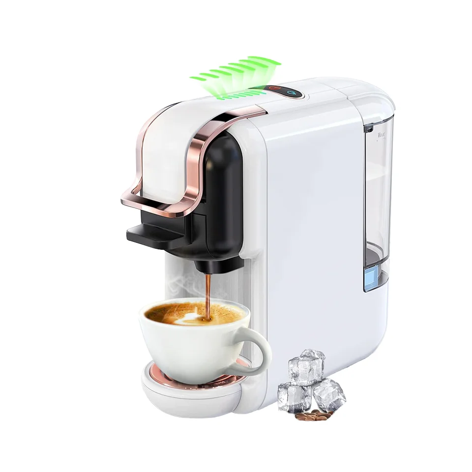 5-in-1 Multifunctional 19Bar Automatic Espresso Machine Single Serve Coffee Maker for Household Use US Plug Type