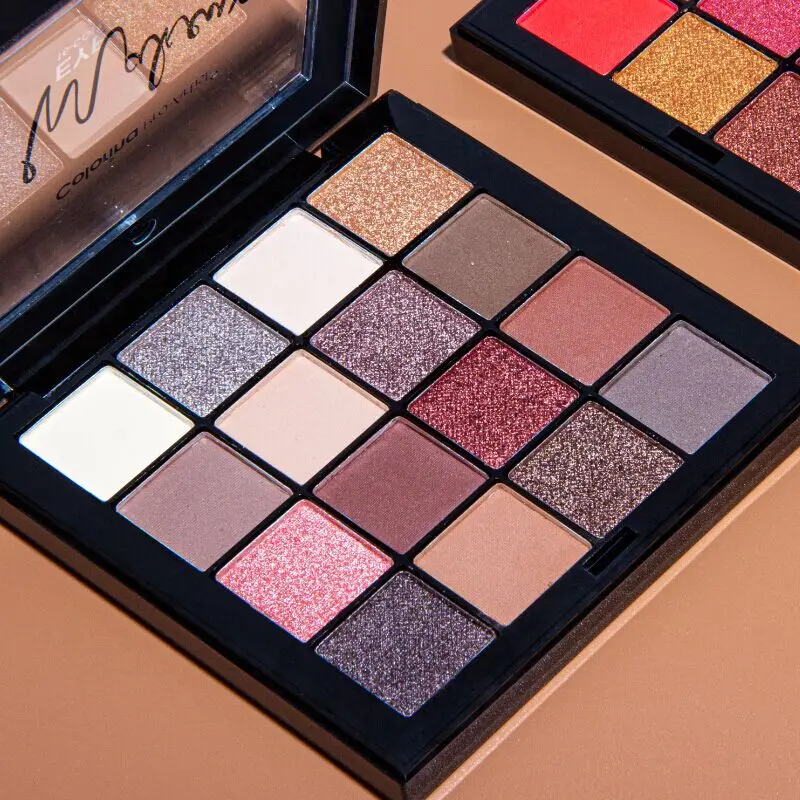 
Latest luxury high quality pigment earth 16 colors crazy girl eye make-up cosmetic christmas best eyeshadow palette 