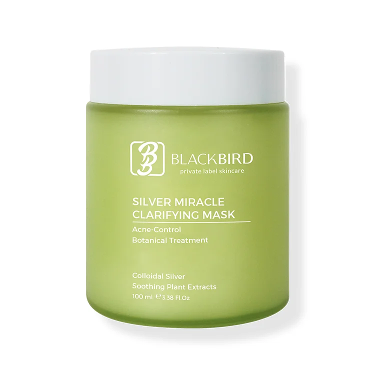 Customized Deeply Cleaning Pores Soothing Hydrating Reducing Surface Oils Impurities Silver Miracle Clarifying Clay Facial Mask