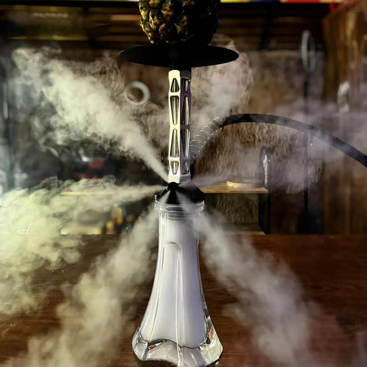 High Quality CNC machining Hookah Shisha Accessories part Arabian Mini Portable Hose Shisha Hookah Acrylic Hookah Chicha