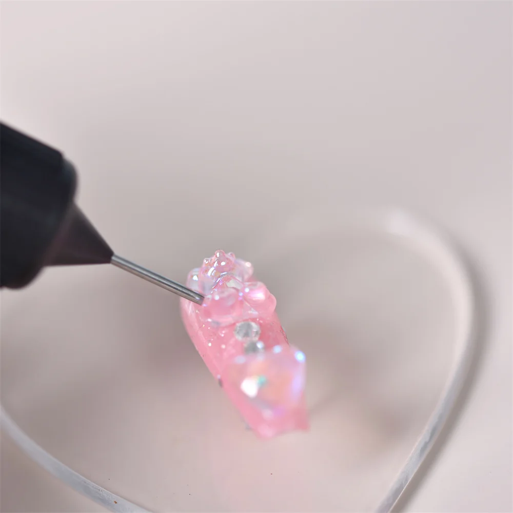 High Capacity Caulking Compound Fixing Gel with Pen Needle Head Professional No-wip Vigorously Sticky Rhinestones Glue