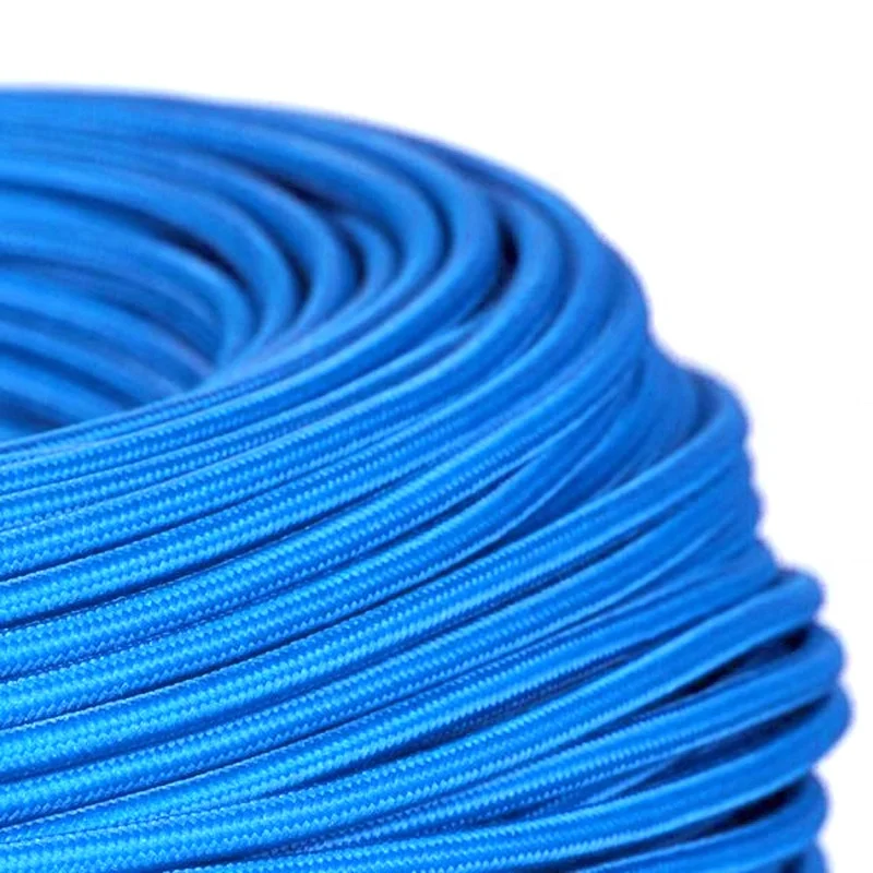 2 or 3 core Vintage Textile Fabric Cord Retro Flex Braided Cable cloth covered Electrical Wire