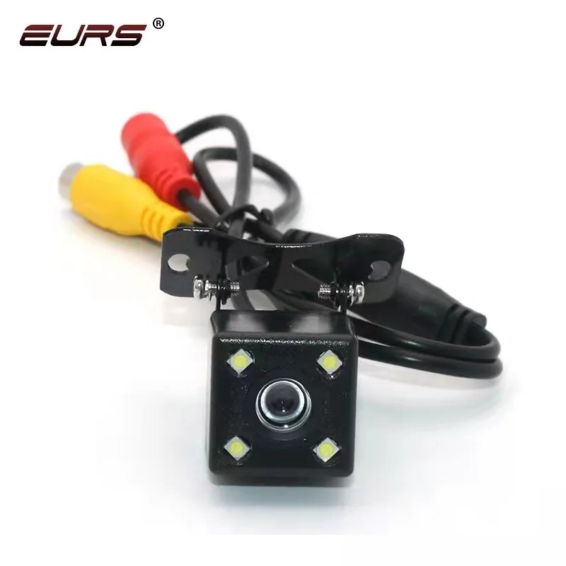 New cross-border vehicle HD rear view camera Reversing image Night vision waterproof LED light Vehicle camera 4LED 8LED 12LED